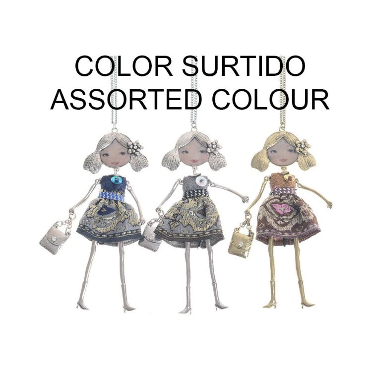 LONG NECKLACE DOLL PENDANT 2