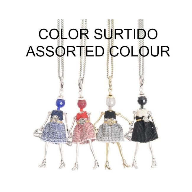COLLAR LARGO COLG. MUÑECA MINI