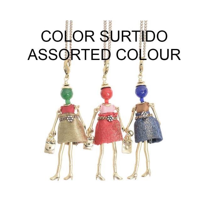 LONG PENDANT NECKLACE MINI DOLL