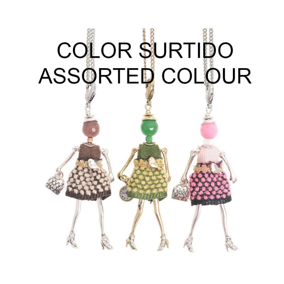 LONG PENDANT NECKLACE MINI DOLL