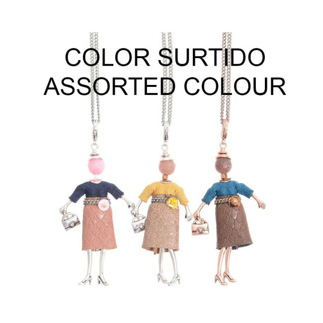 LONG PENDANT NECKLACE MINI DOLL