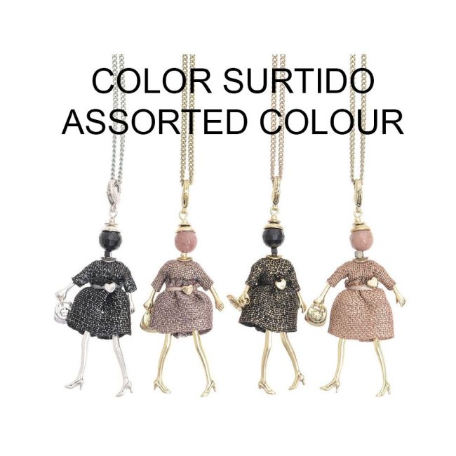 COLLAR LARGO COLG. MUÑECA MINI