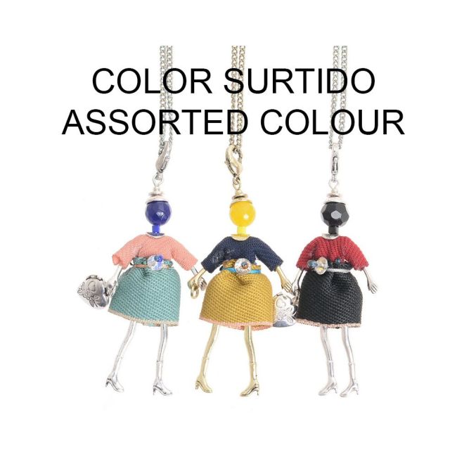 COLLAR LARGO COLG. MUÑECA MINI