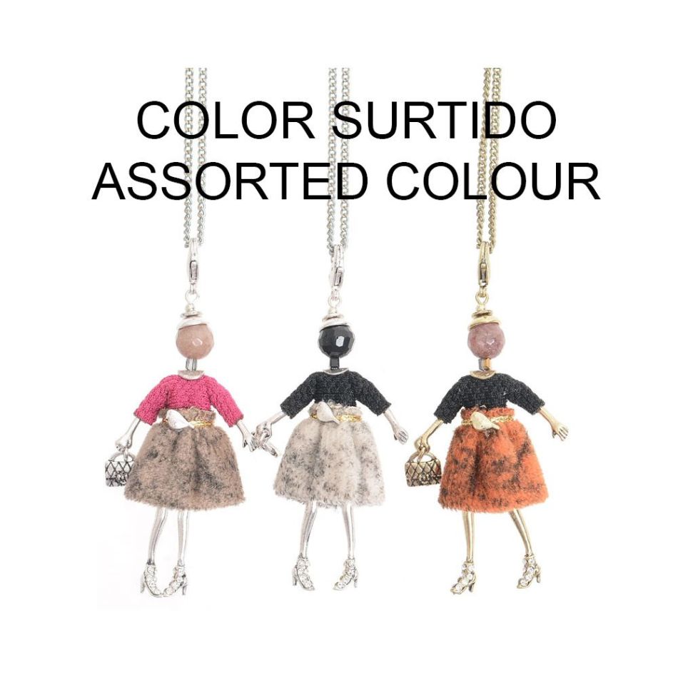 COLLAR LARGO COLG. MUÑECA MINI