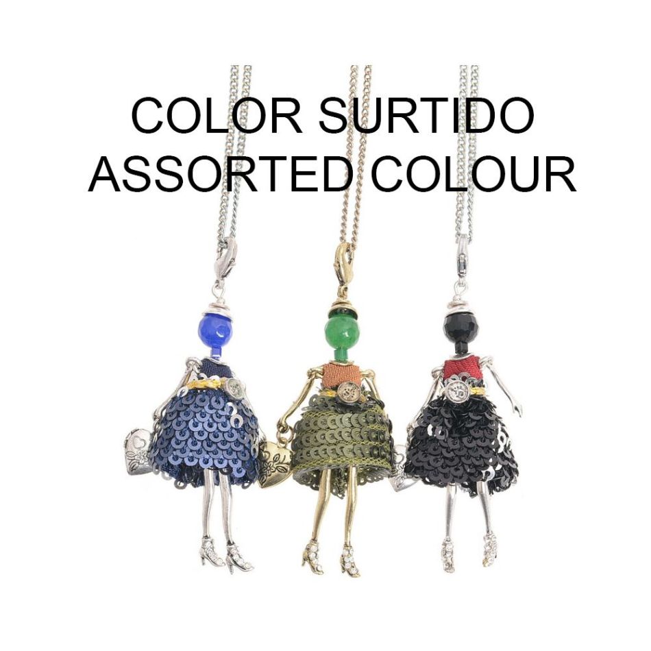 COLLAR LARGO COLG. MUÑECA MINI