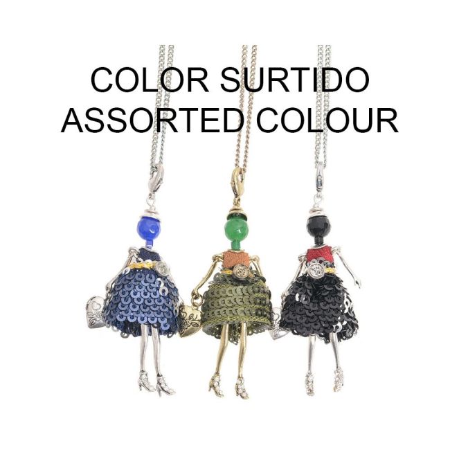 COLLAR LARGO COLG. MUÑECA MINI