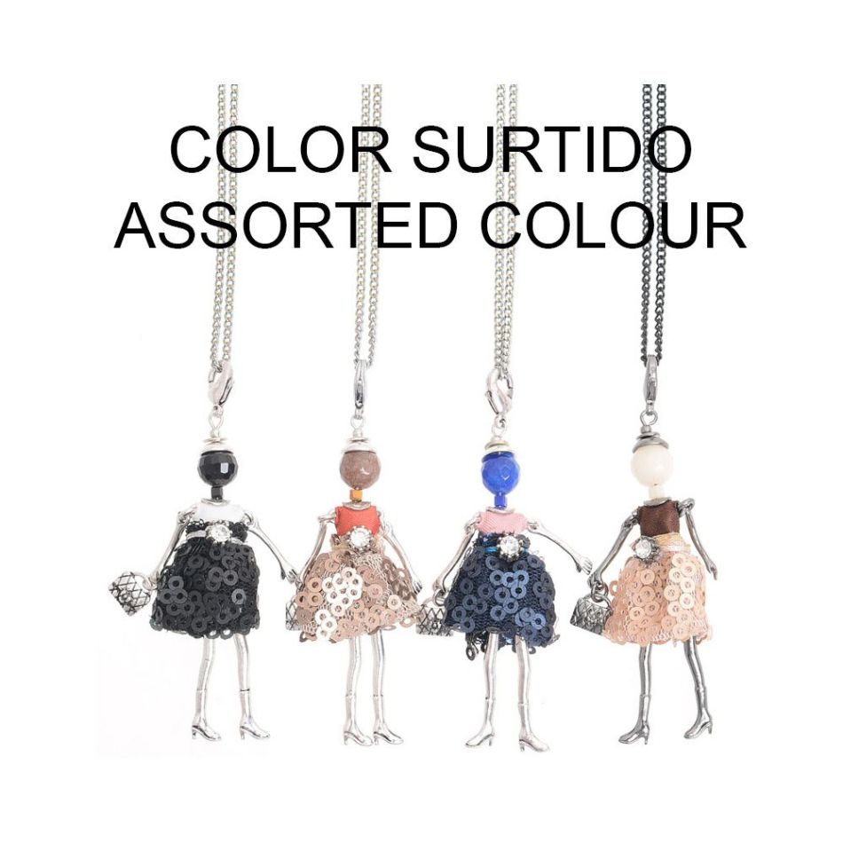 COLLAR LARGO COLG. MUÑECA MINI