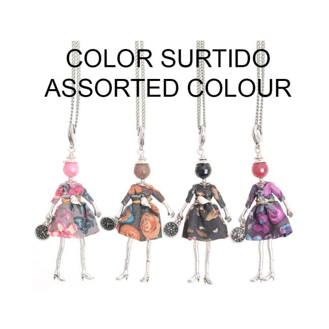 LONG PENDANT NECKLACE MINI DOLL