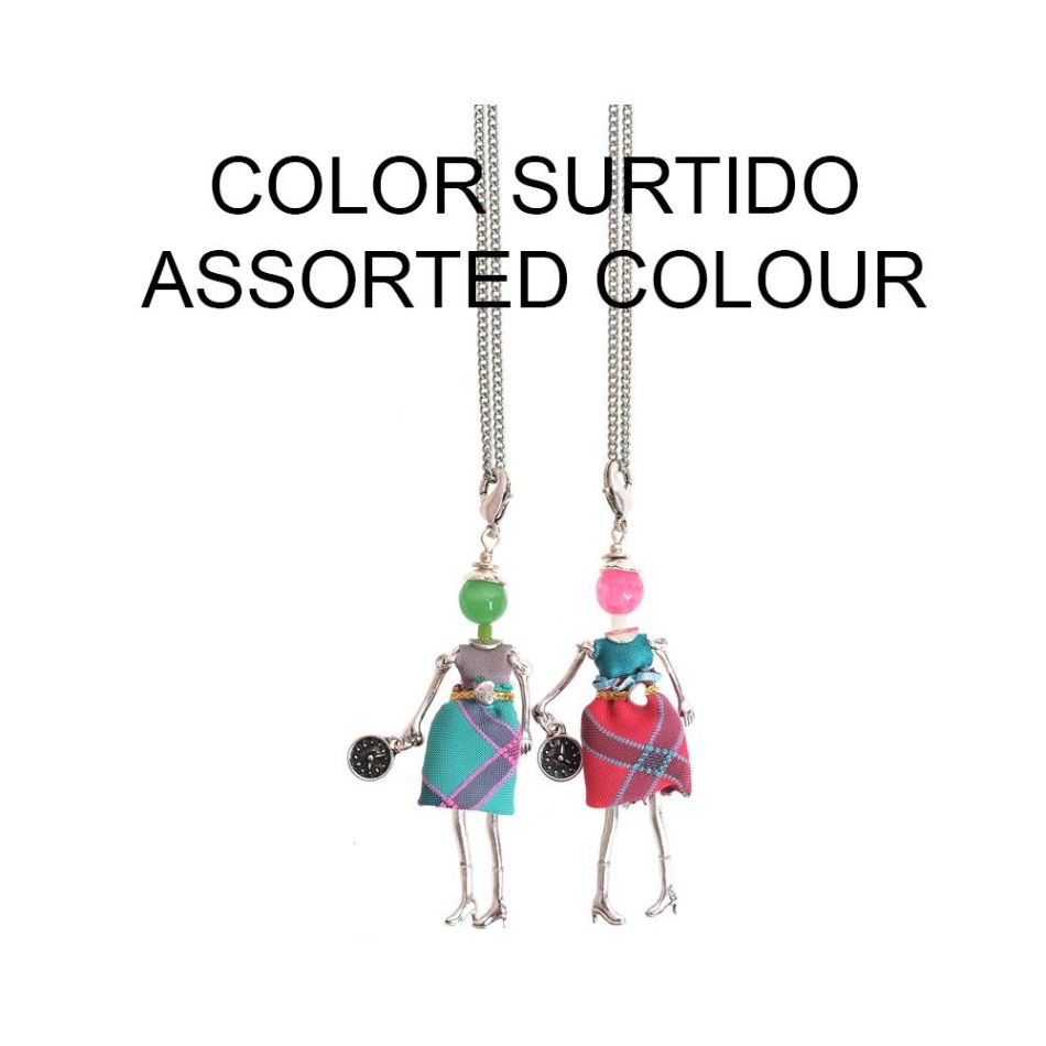 LONG PENDANT NECKLACE MINI DOLL