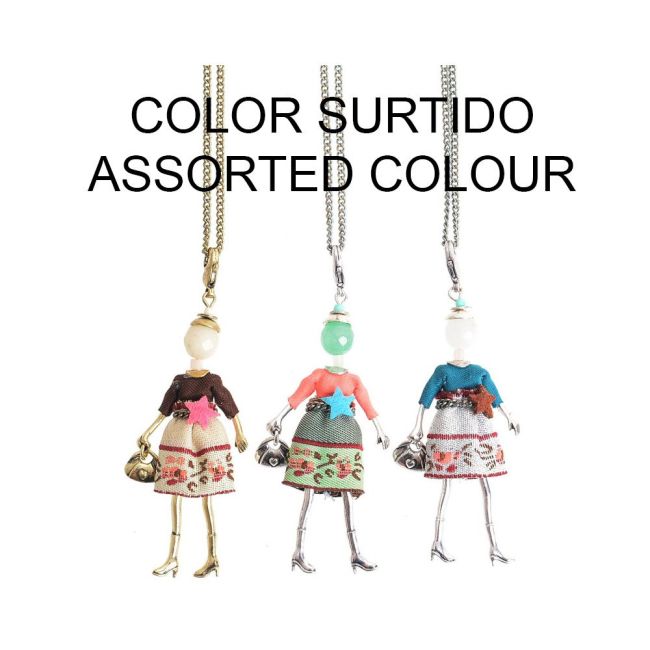 LONG PENDANT NECKLACE MINI DOLL