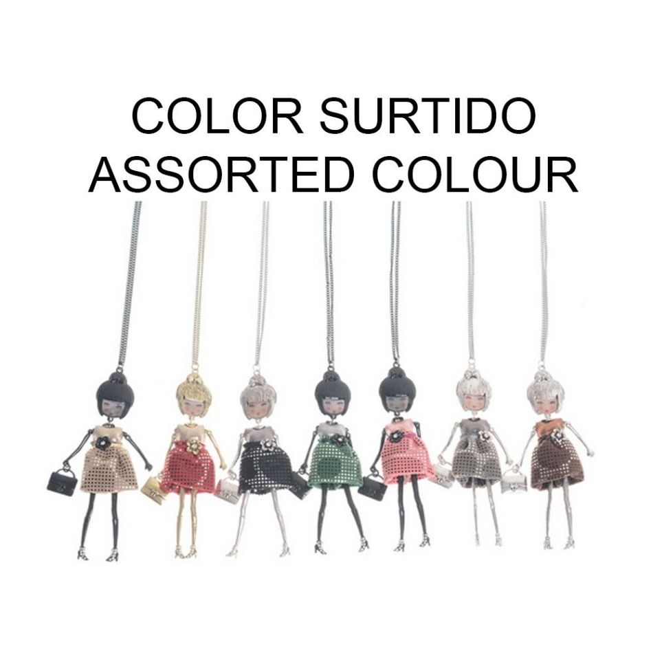 COLLAR LARGO COLG. MUÑECA CARINA