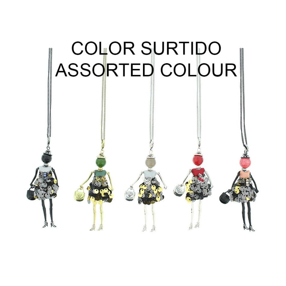 LONG PENDANT NECKLACE DOLL