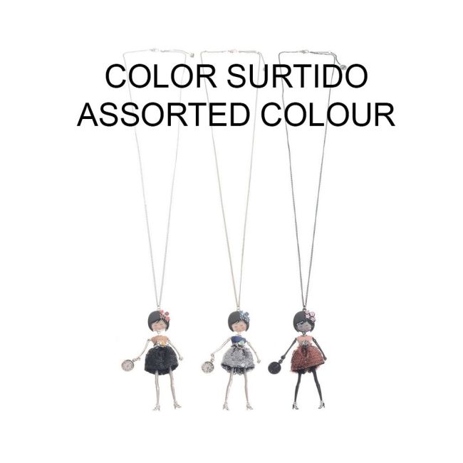 COLLAR LARGO COLG. MUÑECA CARINA