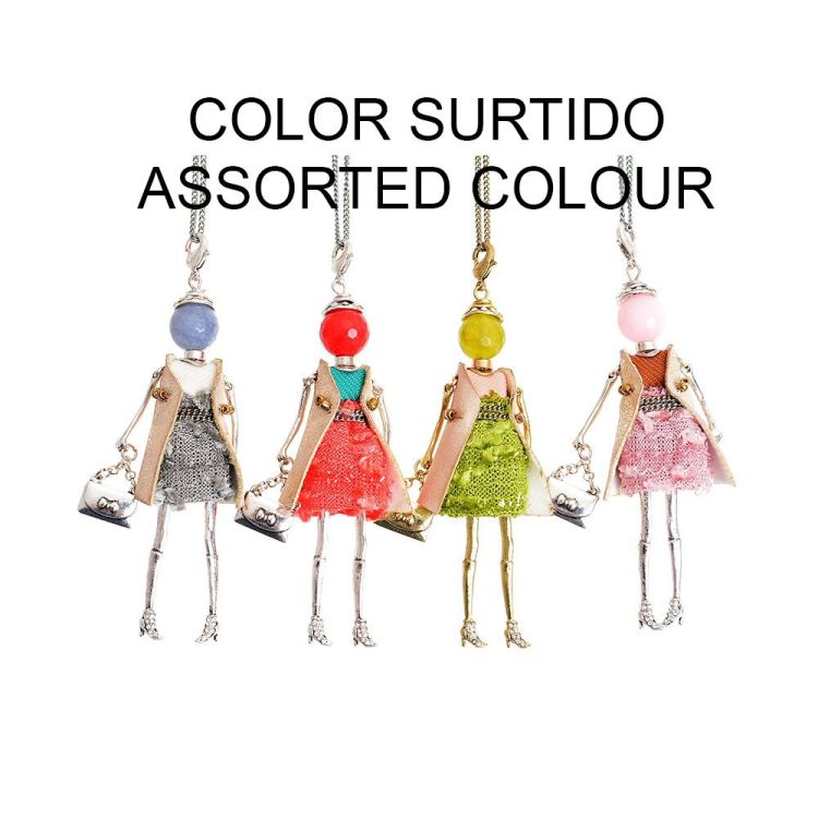 LONG NECKLACE DOLL PENDANT 2