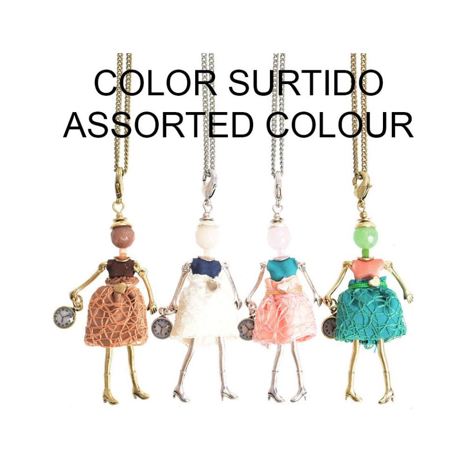 COLLAR LARGO COLG. MUÑECA MINI