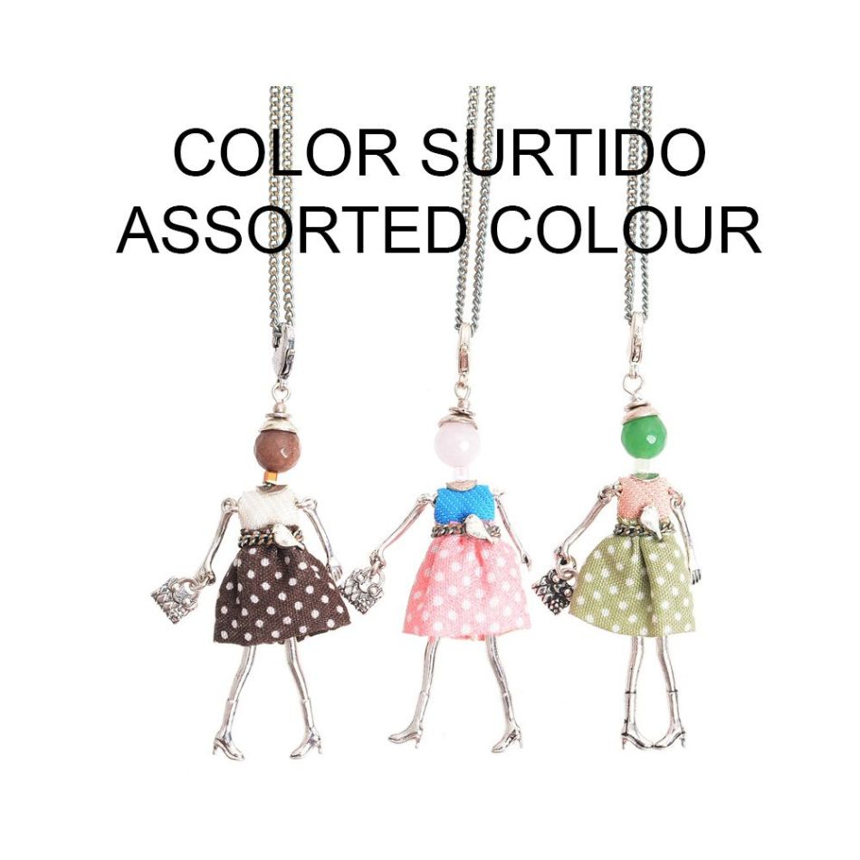 COLLAR LARGO COLG. MUÑECA MINI