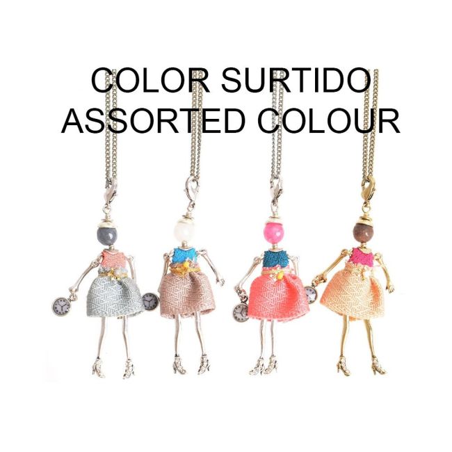LONG PENDANT NECKLACE MINI DOLL