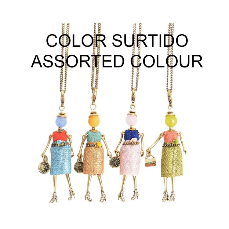 LONG PENDANT NECKLACE MINI DOLL 2