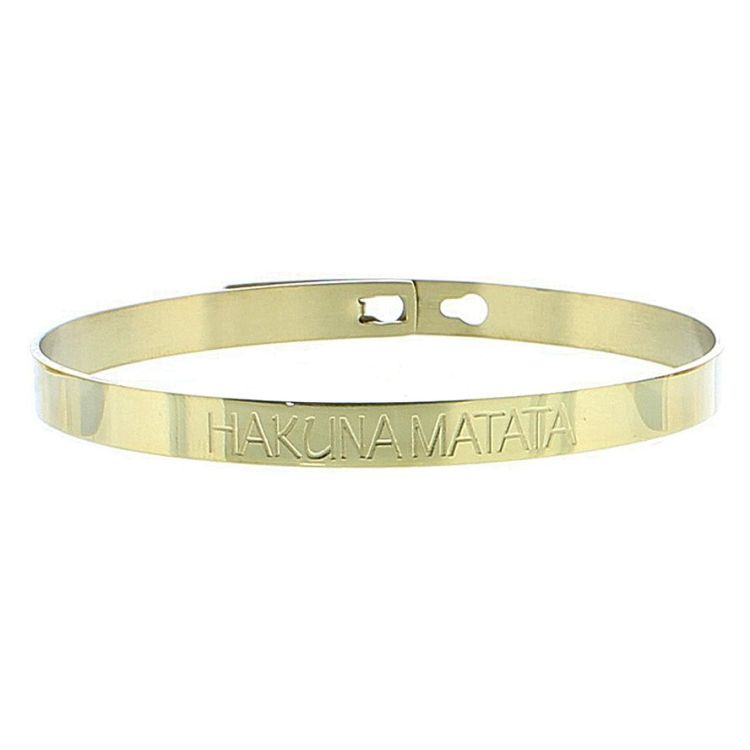PULSERA RÍGIDA ACERO MENSAJE