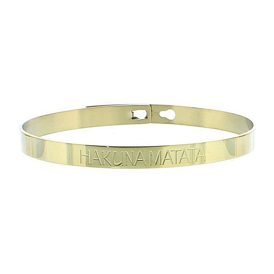 RIGID STEEL MESSAGE BRACELET