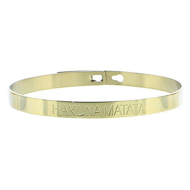 RIGID STEEL MESSAGE BRACELET