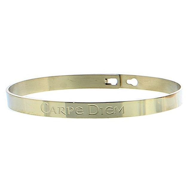 RIGID STEEL MESSAGE BRACELET