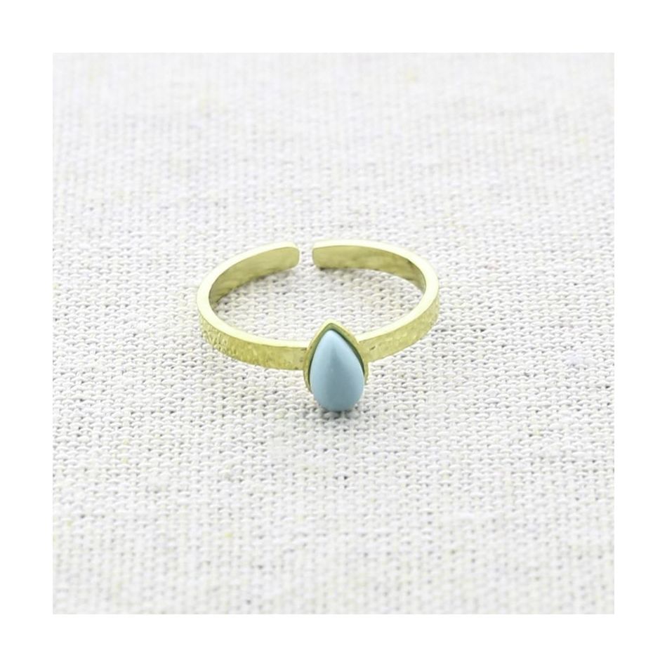 ANILLO ACERO PIEDRA