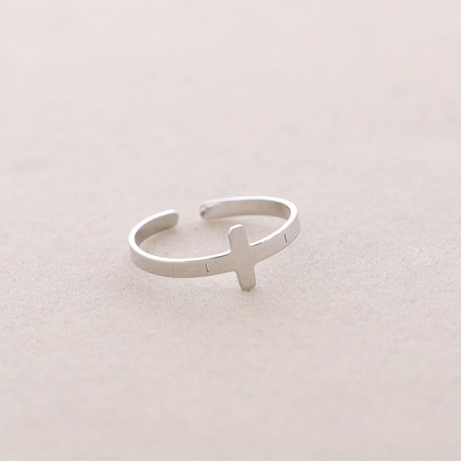 ADJUSTABLE STEEL CROSS RING