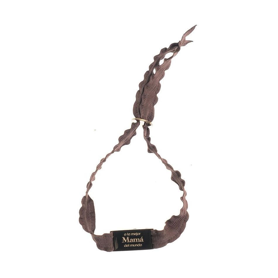 BRACELET WITH STEEL PLATE AND MESSAGE
