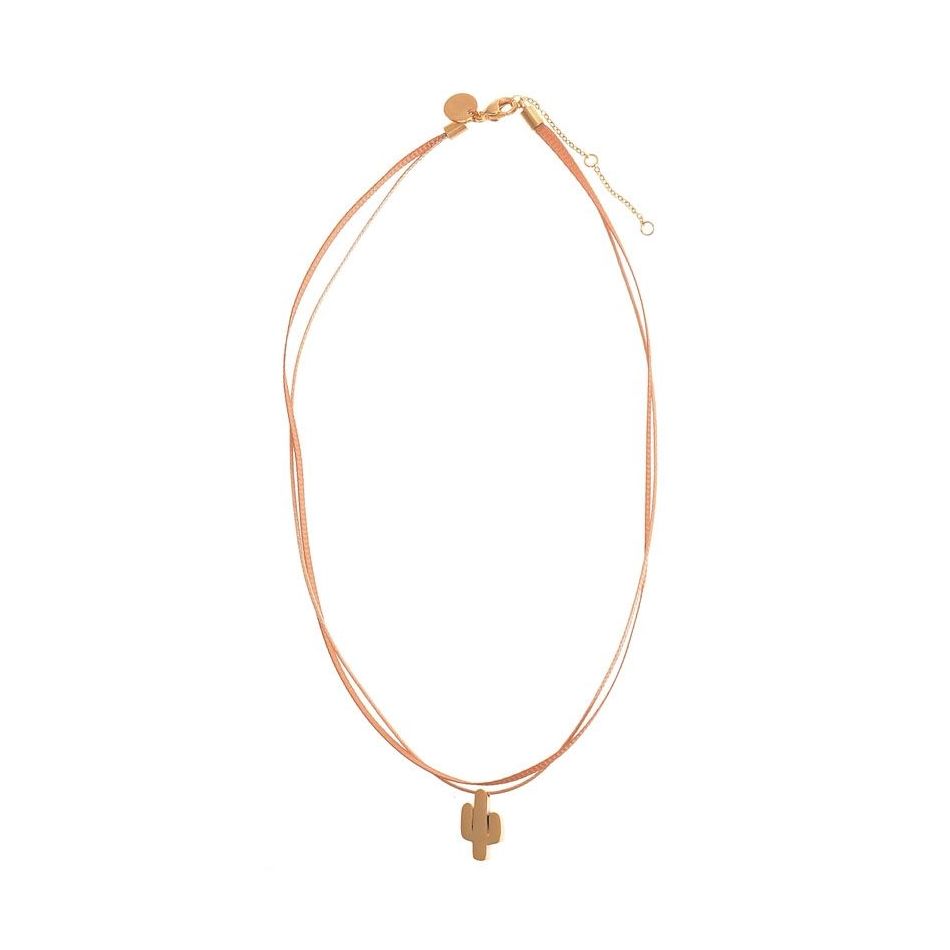 DOUBLE CHOKER CACTUS PENDANT STEEL