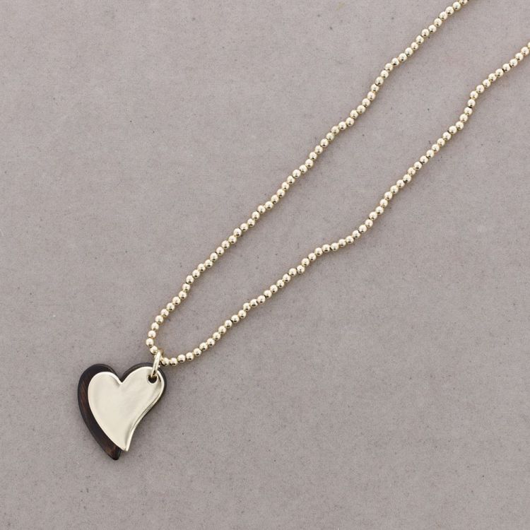 PENDANT SHORT NECKLACE HEARTS