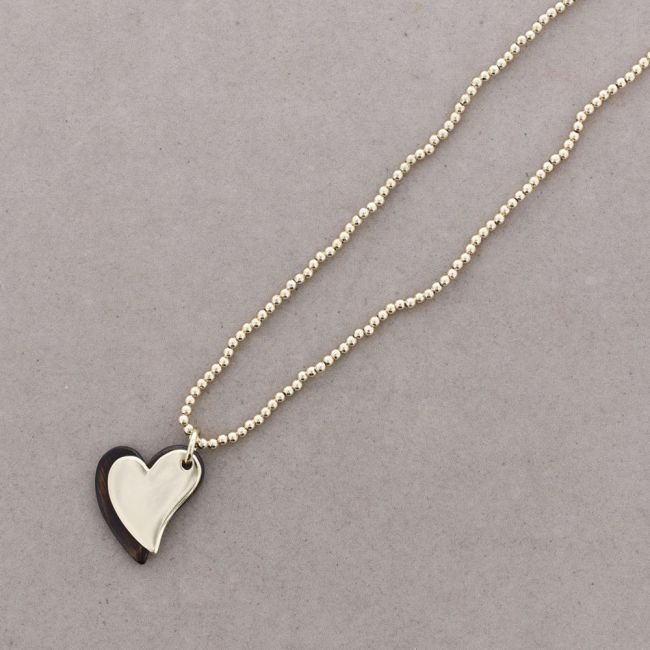PENDANT SHORT NECKLACE HEARTS