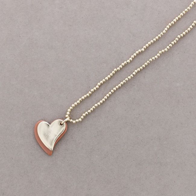 PENDANT SHORT NECKLACE HEARTS