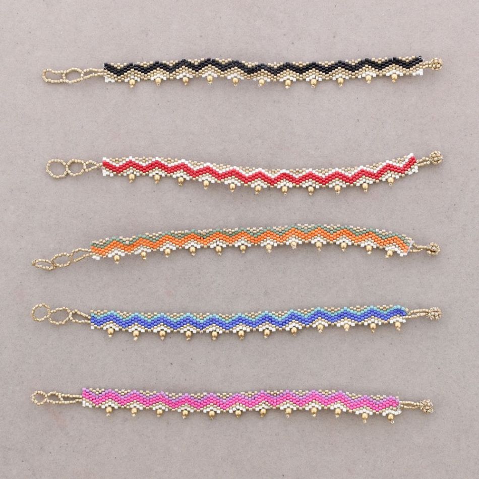 ETHNIC MACRAME BEAD BRACELET