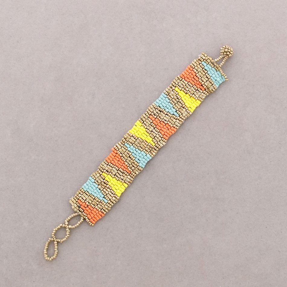 PULSERA ÉTNICA ABALORIOS