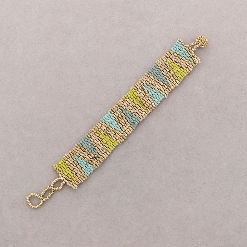 PULSERA ÉTNICA ABALORIOS
