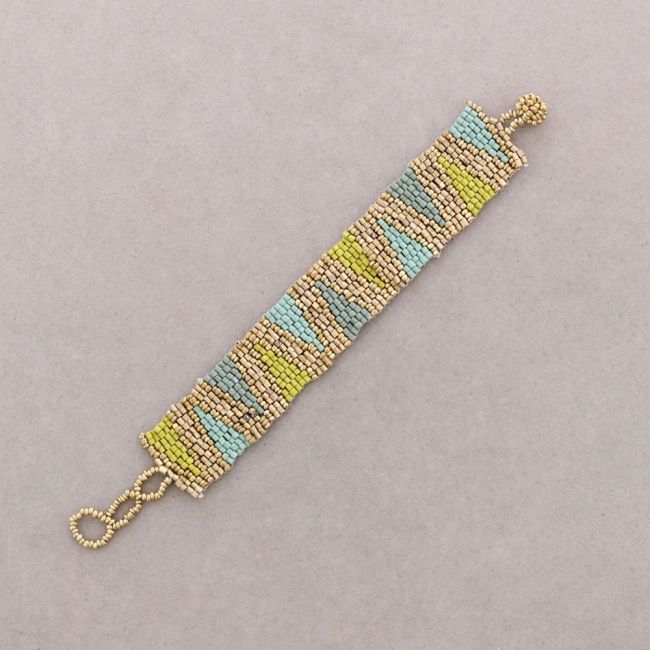 PULSERA ÉTNICA ABALORIOS