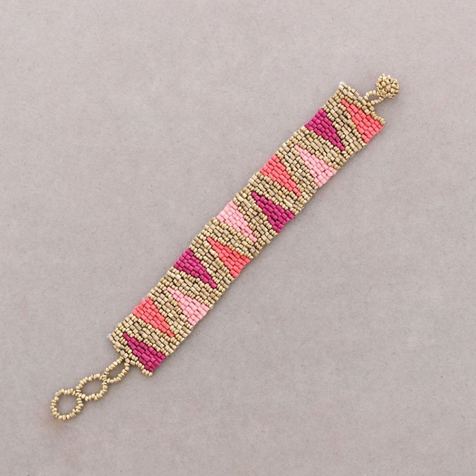 PULSERA ÉTNICA ABALORIOS