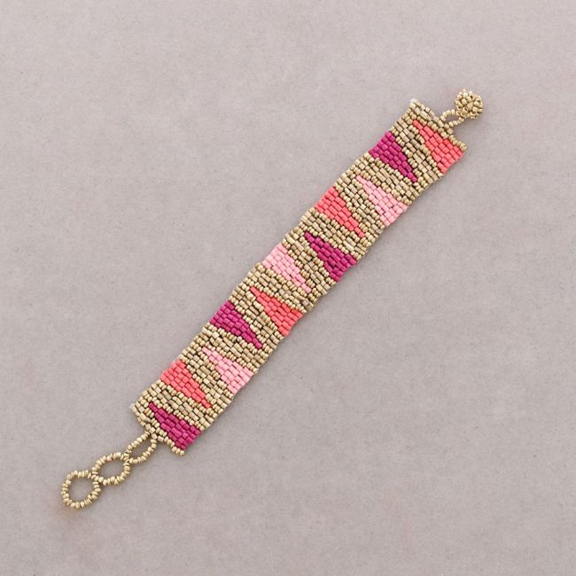 PULSERA ÉTNICA ABALORIOS