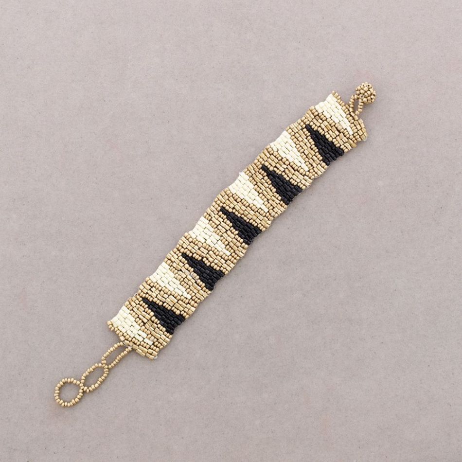 PULSERA ÉTNICA ABALORIOS