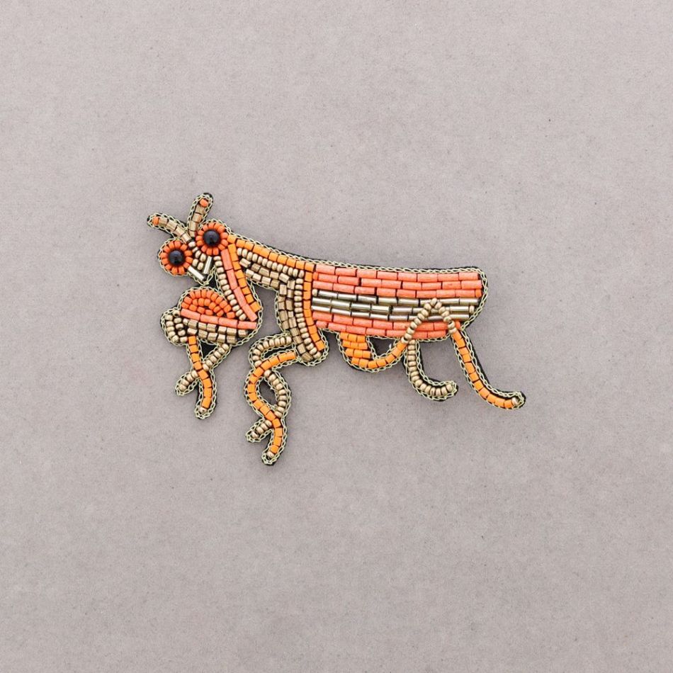 MANTIS INSECT BROOCH BEADS