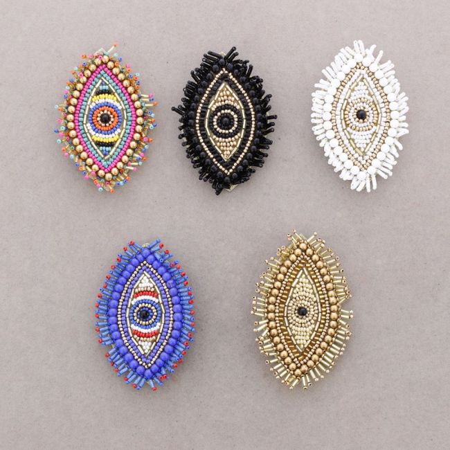 BROCHE OJO TURCO ABALORIOS