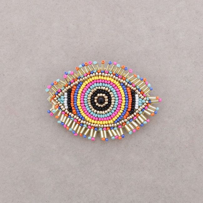 BROCHE OJO TURCO ABALORIOS