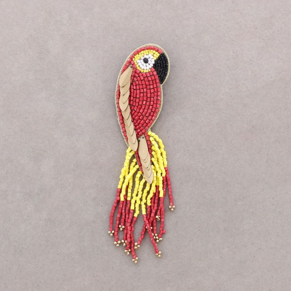 SEQUIN BIRD BROOCH