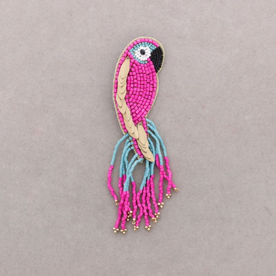 SEQUIN BIRD BROOCH