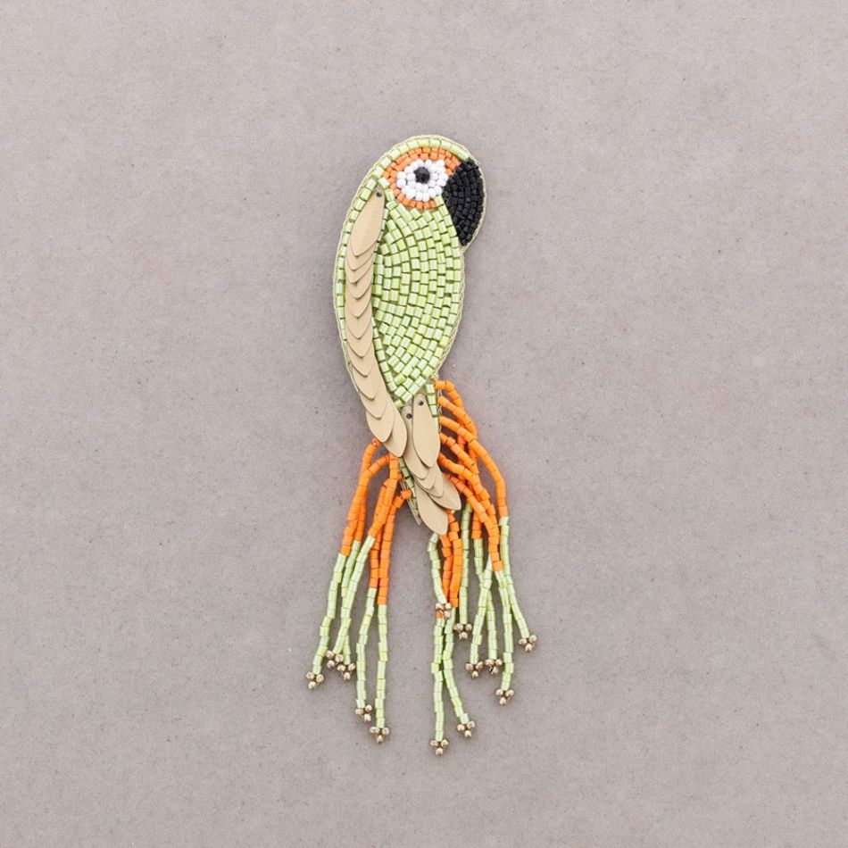 SEQUIN BIRD BROOCH