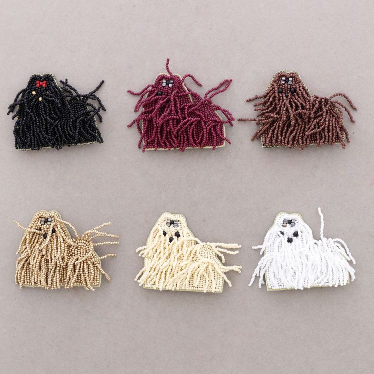 BROCHE PERRO ABALORIOS 2