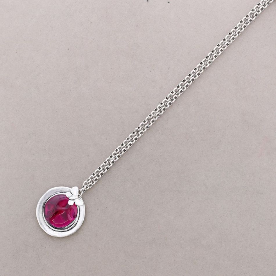 METAL RESIN LONG NECKLACE