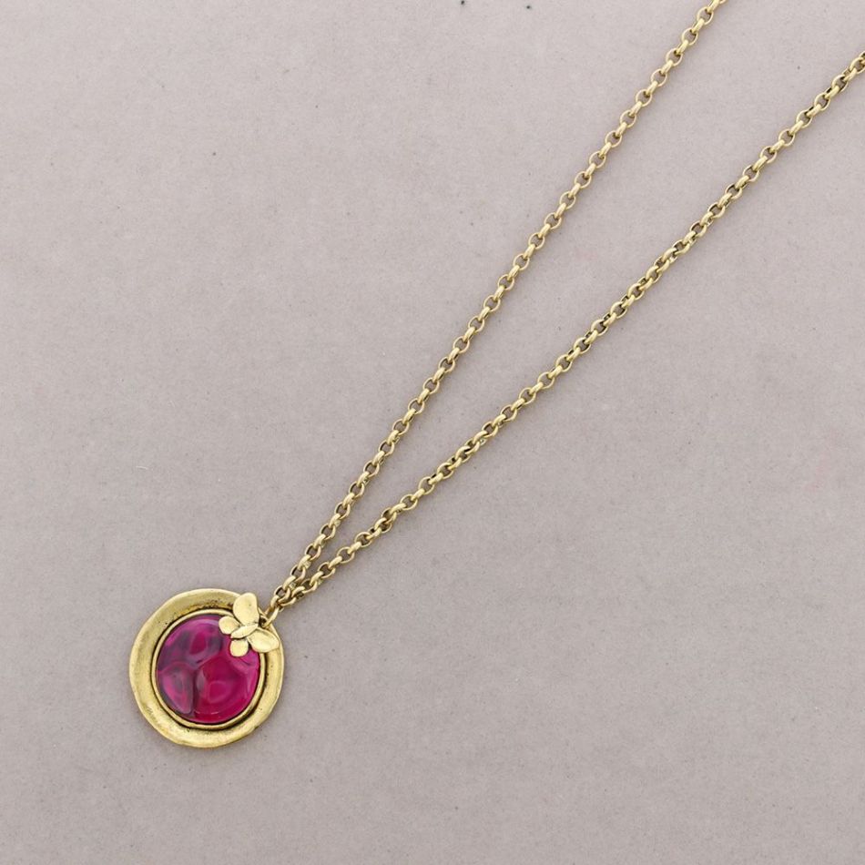 COLLAR LARGO METAL RESINA