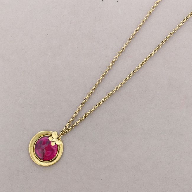 COLLAR LARGO METAL RESINA